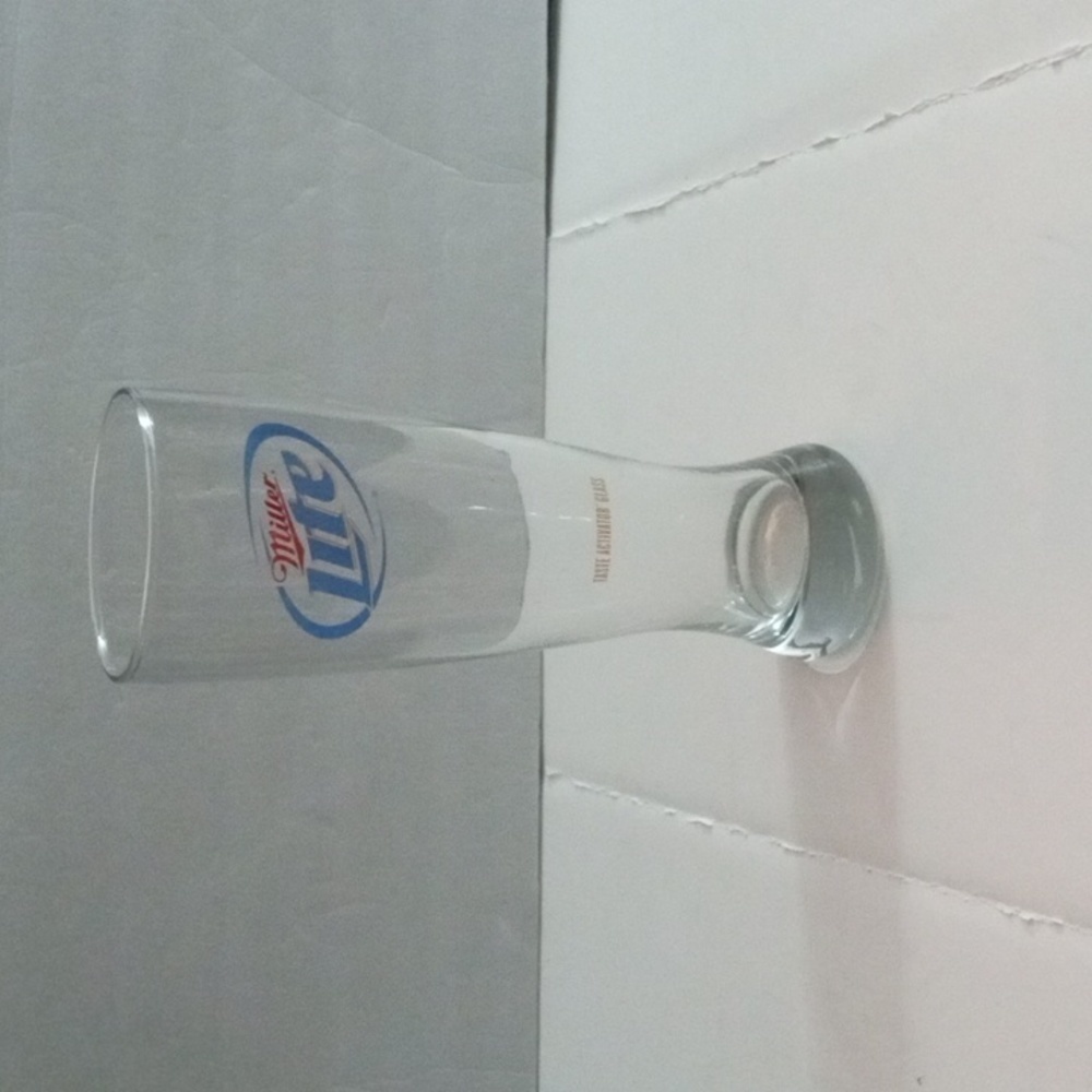 Miller Lite Tall Beer Glass